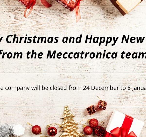 Auguri di un felice Natale e di buon anno nuovo dal team di Meccatronica